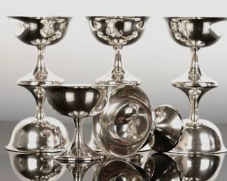 SOLID STERLING SILVER NUT / CANDY DISHES