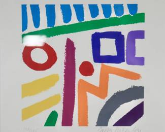 Bo Von Hohenlohe Abstract Serigraph s/n