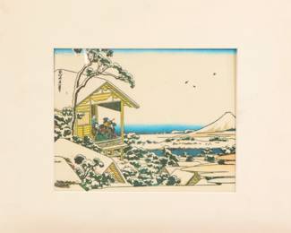 HOKUSAI JAPANESE WOODBLOCK PRINT