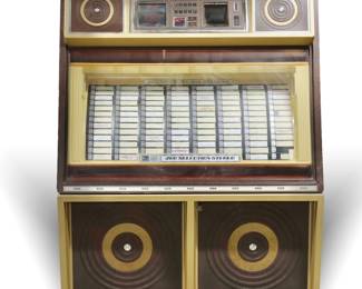 ROWE AMI R-87 JUKEBOX- WORKS! FULL OF 1980s .45 RECORDS