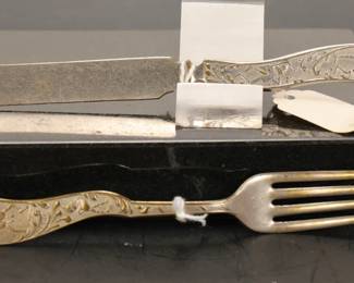 PALMER COX BROWNIES FORK & KNIFE SET