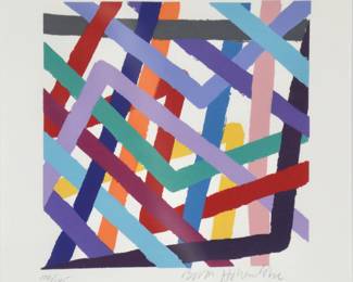 Bo Von Hohenlohe Abstract Serigraph s/n