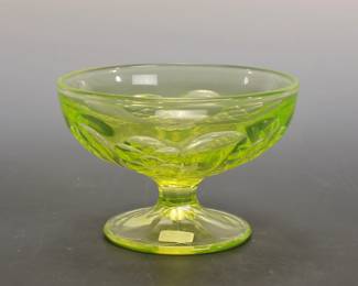 URNAIUM GLASS THUMBPRINT DESSERT