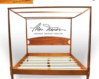 Thomas Moser handmade Cherry Wood Canopy Bed