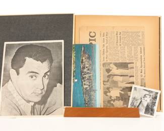 Celebrity Scrapbook w/ autographs & photos