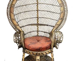 Peacock WICKER chair