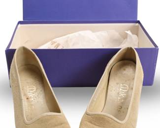 Mikelos Vintage suede mules