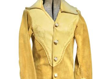 Vitnage tooled Buckskin jacket- belonged to actress Marilyn Maye
