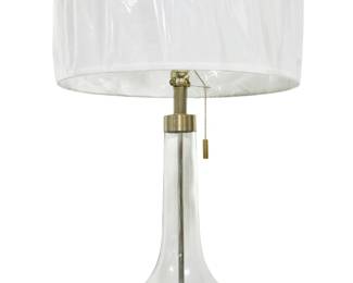 Modernist glass lamp