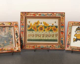 Palmer Cox Brownie Victorian Frames/ Antiques