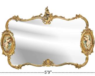 MCM HOLLYWOOD REGENCY ORNATE Mirror