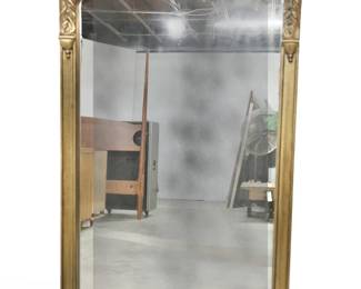 GILT ARCH-TOP ORNATE MIRROR
