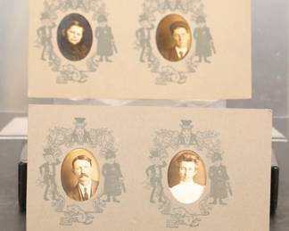 PALMER COX BROWNIES PHOTO CARD HOLDERS