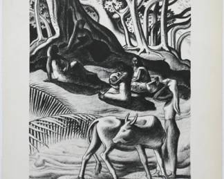 Millard Sheets Signed lithograph