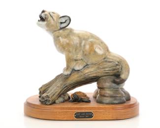 ROBERT BALL- LOST & FOUND- COLD PAINTED BRONZE SCULPTURE