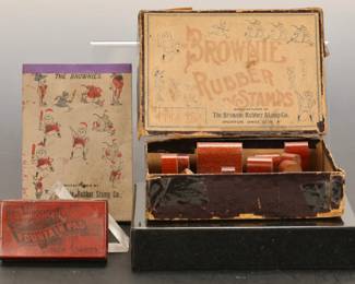 PALMER COX BROWNIES RUBBER STAMP KIT