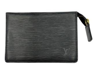 Louis Vuitton Black Epi Leather Pochette