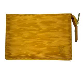 Louis Vuitton Yellow Epi Leather Pochette