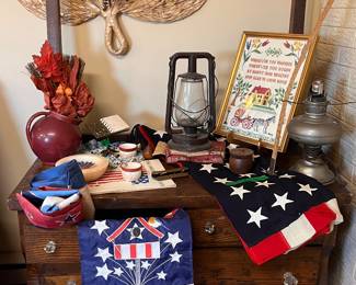 PATRIOTIC DECOR - 1950'S 48 STAR FLAG