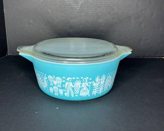 PYREX AMISH BUTTER PRINT CASSEROLE