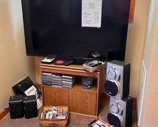 TV, VCR, DVD'S, VHS REWINDER