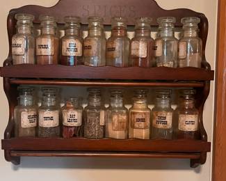 VINTAGE SPICE RACK