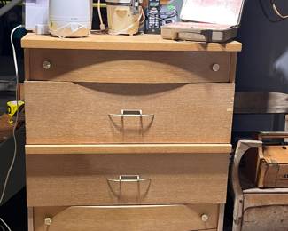 MCM BLONDE CHEST OF DRAWERS