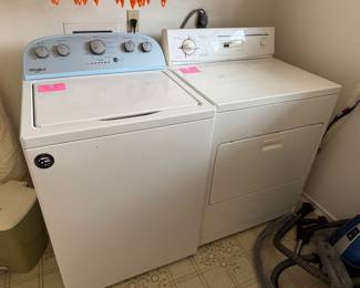 Washer and Dryer
