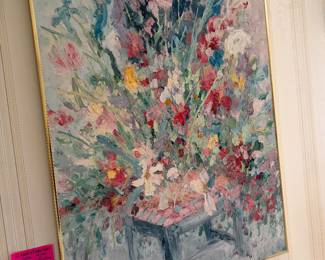 Original Oil painting by Henriette Milan