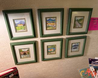 Small set of watercolors