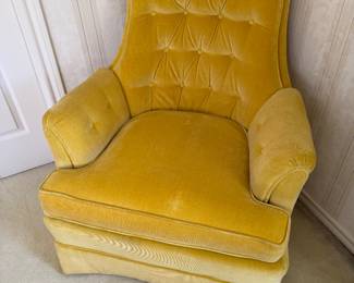 Cool MCM yellow chair