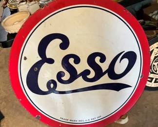 30IN PORC. ESSO STANDARD DS SIGN