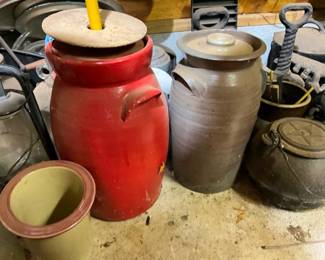 POTTERY CHURNS