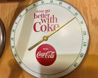 12 INCH COCA COLA THERMOMETER