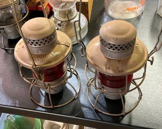 SEVERAL EARLY RR LANTERNS