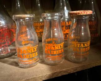 STANLY DAIRIES MILK BOTTLES