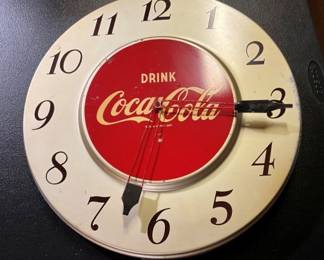 1950'S COCA COLA CLOCK