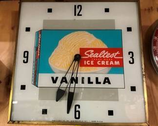 SEALTEST ICE CREAM CLOCK
