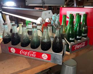 COKE CARRIERS AND BOTTLES
