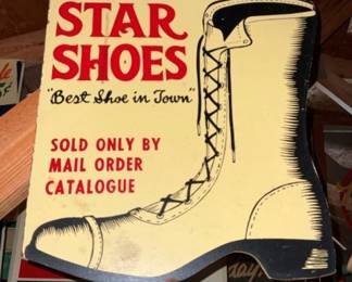 13X15 MASONITE STAR SHOES SIGN