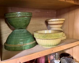 YELLOW WARE BOWLS