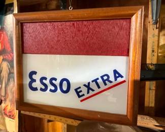 ESSO EXTRA PUMP PLATE