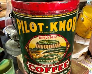 PILOT KNOB COFFEE CAN