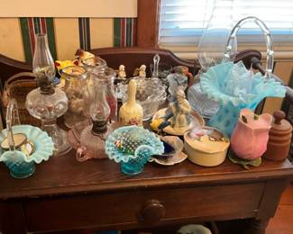 FENTON OIL LAMPS MCCOY