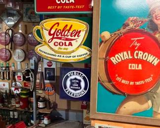 ADVERTISING SIGNS, FLANGES CLOCKS