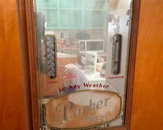 PARKER WINE ADV. MIRROR THREM.