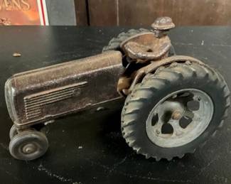 EARLY TRACTOR W/ FARMER