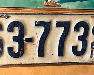 6/30 1918 NC LIC. TAG