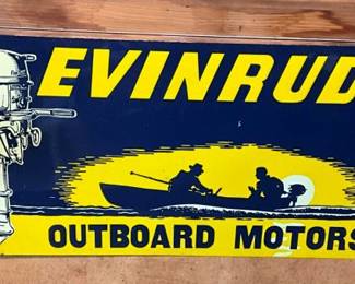 EVINRUDE OUTBOARD MOTORS SIGN