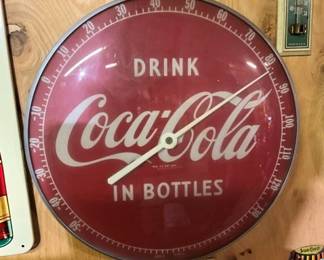12 INCH COCA COLA THERMOMETER